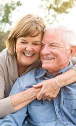 happy couple who took advantage of affordable options for dentures in Studio City