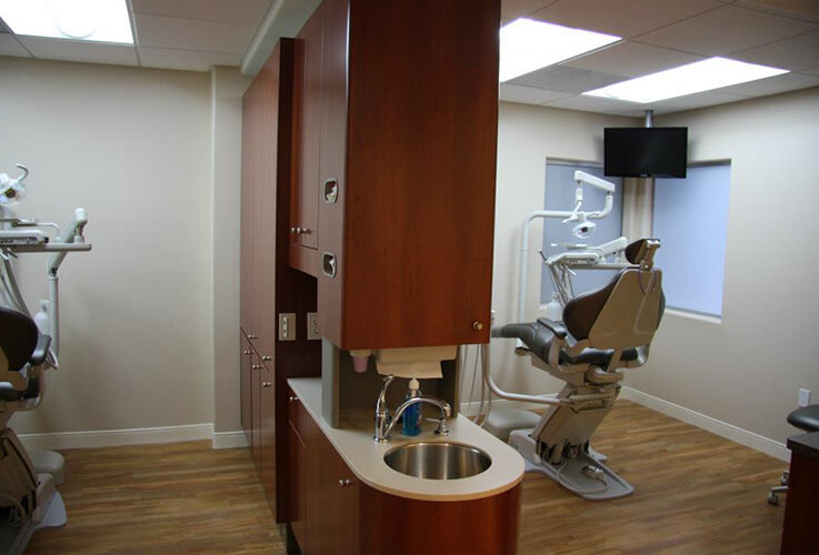 State-of-the-art dental exam rooms