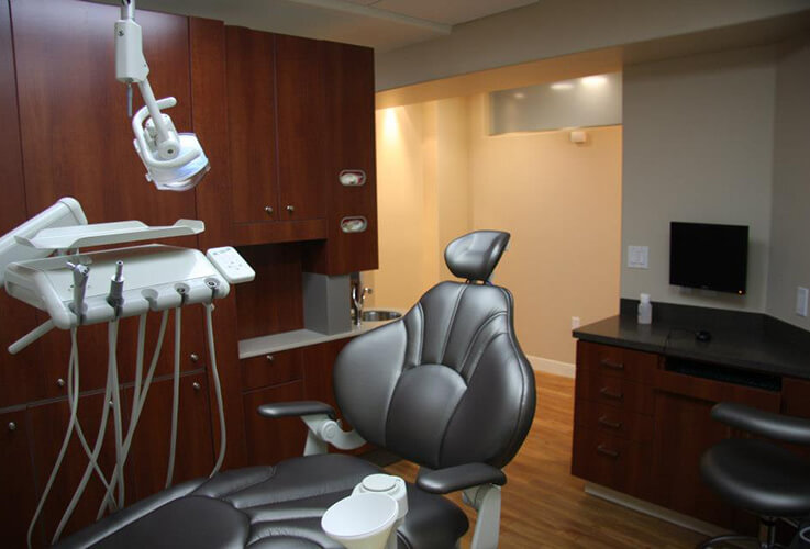 High tech dental treatment room