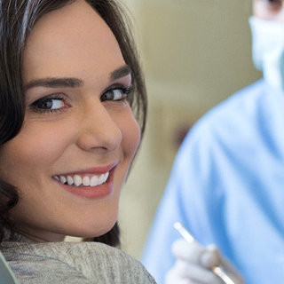 woman smiling dentist