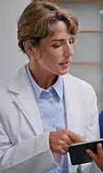 Woman at the dentist